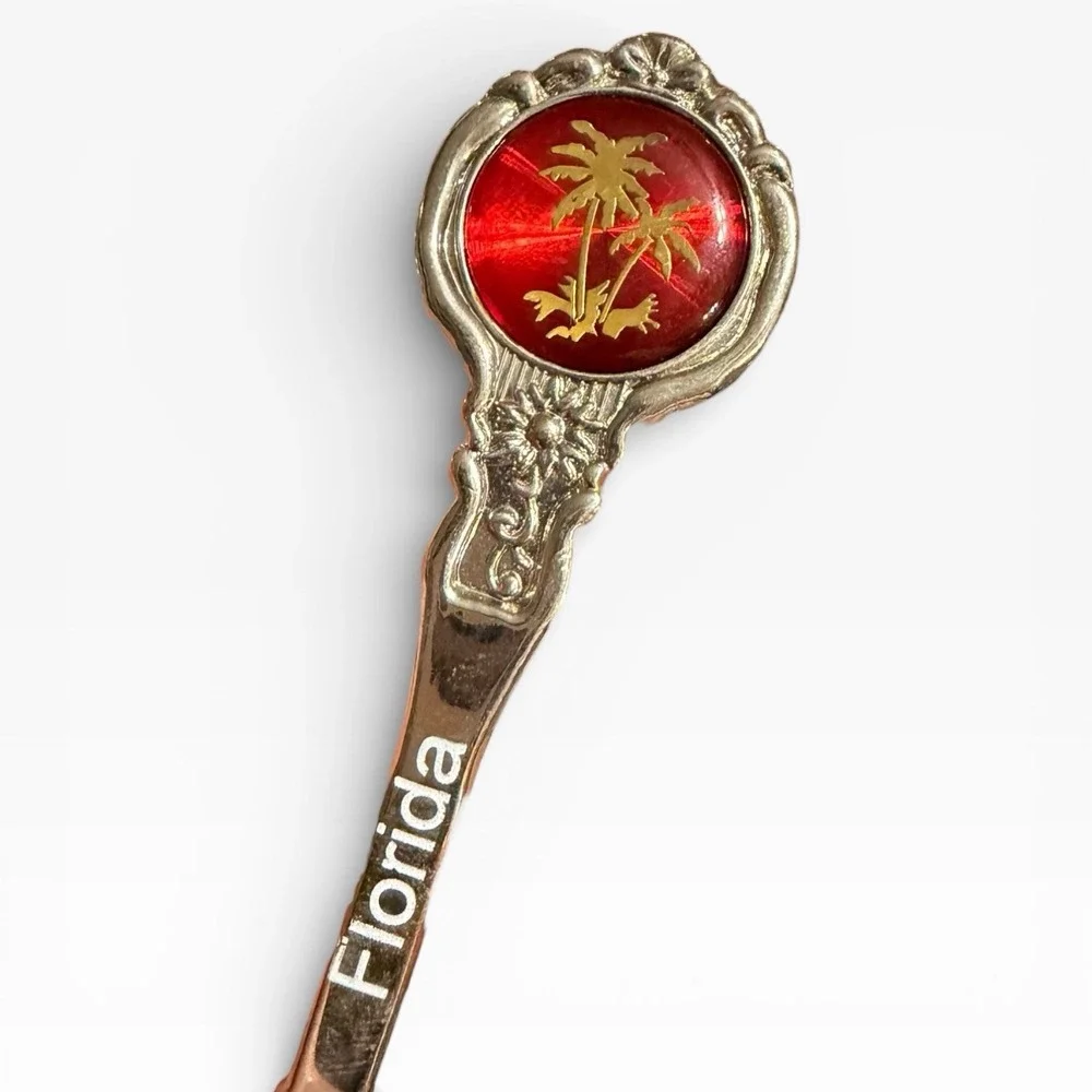 Lot‎ of (3) Antique Florida State Souvenir Spoons